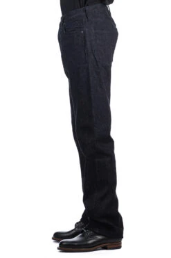 14oz Denim 5P TH Straight (BLK-Thread) -Menswear Rise Sales Store Kapital 14oz Denim 5P TH Straight BLK Thread K2309LP030 ac 03