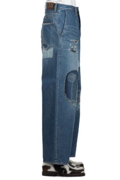 14oz Denim PORT Baggy Pants (HIPPIE-Champetre Remake) -Menswear Rise Sales Store Kapital 14oz Denim PORT Baggy Pants HIPPIE Champetre Remake K2309LP035 PRO 34 m