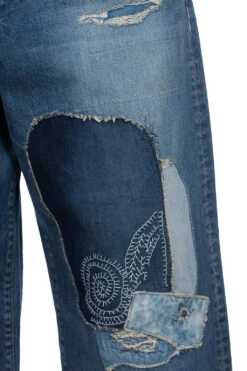 14oz Denim PORT Baggy Pants (HIPPIE-Champetre Remake) -Menswear Rise Sales Store Kapital 14oz Denim PORT Baggy Pants HIPPIE Champetre Remake K2309LP035 PRO 35 m