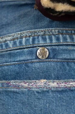 14oz Denim PORT Baggy Pants (HIPPIE-Champetre Remake) -Menswear Rise Sales Store Kapital 14oz Denim PORT Baggy Pants HIPPIE Champetre Remake K2309LP035 PRO 38 m