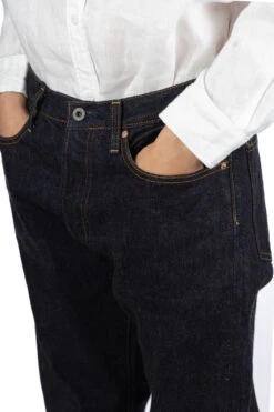 14oz Denim TH Straight - One Wash -Menswear Rise Sales Store Kapital 14oz Denim TH Straight One Wash SLP102 05 m