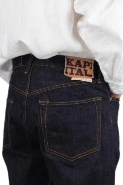14oz Denim TH Straight - One Wash -Menswear Rise Sales Store Kapital 14oz Denim TH Straight One Wash SLP102 06 m