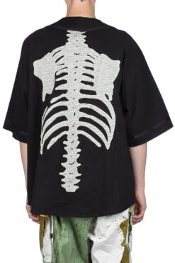 16/-Densed Jersey Baseball Shirt (BONE) - Black -Menswear Rise Sales Store Kapital 16 Densed Jersey Baseball Shirt BONE Black EK 1639SC 14 m