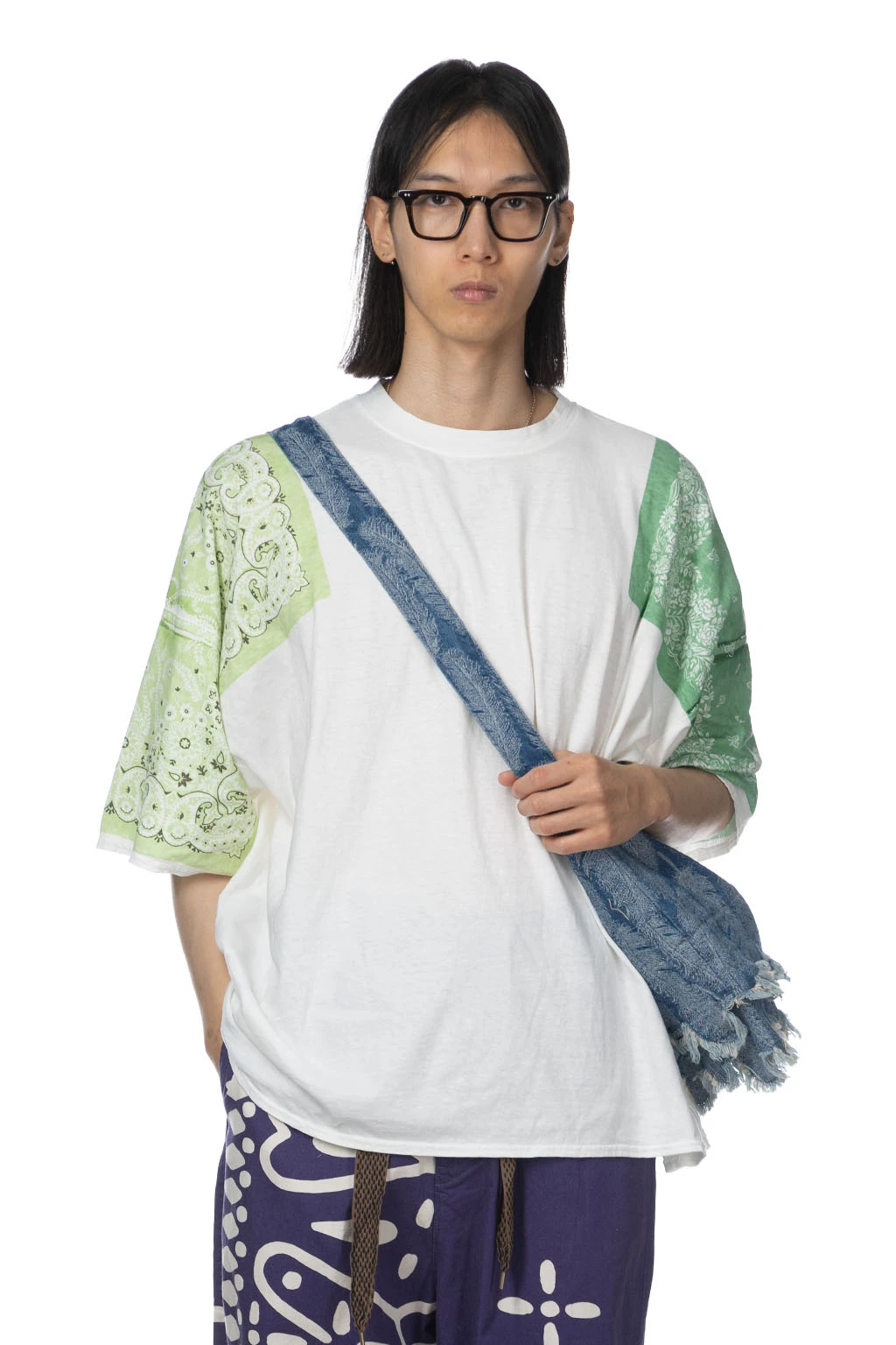 18.5/-Jersey Bandana HUGE T (Botanical) - Light Green 1 18.5/-Jersey Bandana HUGE T (Botanical) - Light Green