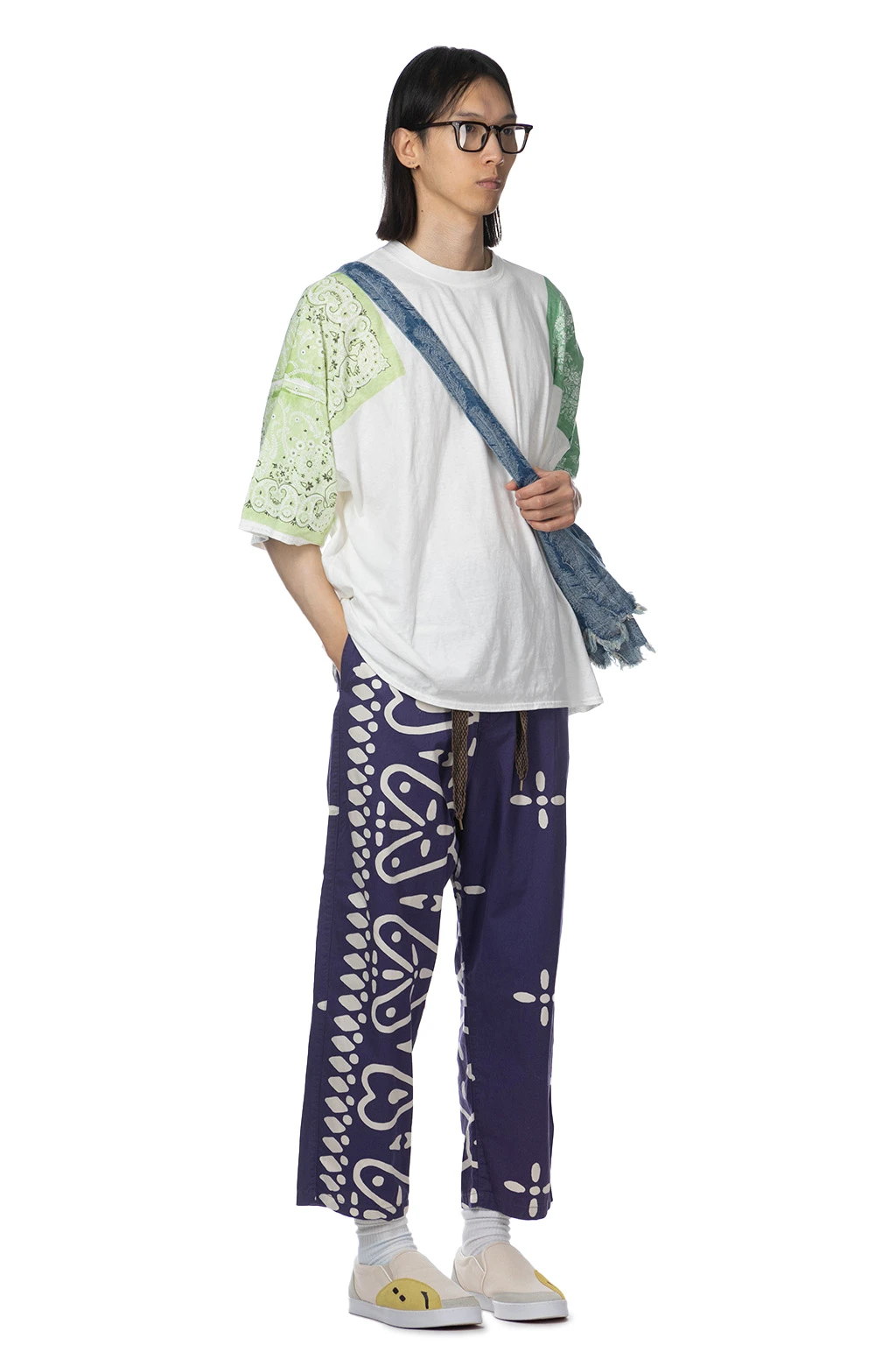 18.5/-Jersey Bandana HUGE T (Botanical) - Light Green 10 18.5/-Jersey Bandana HUGE T (Botanical) - Light Green - Image 10