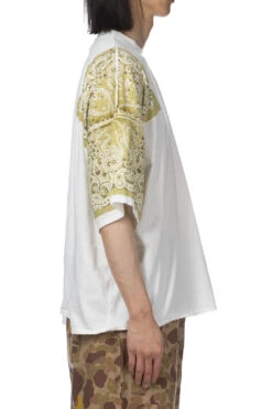 18.5/-Jersey Bandana HUGE T (Botanical) - Light Khaki -Menswear Rise Sales Store Kapital 185 Jersey Bandana HUGE T Botanical Light Khaki K2203SC056 LKH noe 24 m