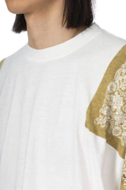 18.5/-Jersey Bandana HUGE T (Botanical) - Light Khaki -Menswear Rise Sales Store Kapital 185 Jersey Bandana HUGE T Botanical Light Khaki K2203SC056 LKH noe 25 m