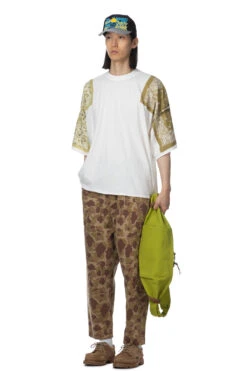 18.5/-Jersey Bandana HUGE T (Botanical) - Light Khaki -Menswear Rise Sales Store Kapital 185 Jersey Bandana HUGE T Botanical Light Khaki K2203SC056 LKH noe 28 m