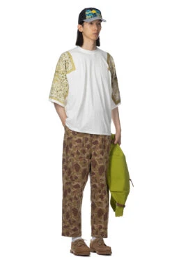 18.5/-Jersey Bandana HUGE T (Botanical) - Light Khaki -Menswear Rise Sales Store Kapital 185 Jersey Bandana HUGE T Botanical Light Khaki K2203SC056 LKH noe 29 m