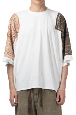 Menswear Rise Sales Store -Menswear Rise Sales Store Kapital 185 Jersey Bandana HUGE T PECKISH RAINBOWY Brown Khaki K2404SC172 BRK 02 m