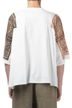 18.5/-Jersey Bandana HUGE T (PECKISH RAINBOWY) - Brown Khaki -Menswear Rise Sales Store Kapital 185 Jersey Bandana HUGE T PECKISH RAINBOWY Brown Khaki K2404SC172 BRK 04 m