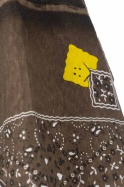 18.5/-Jersey Bandana HUGE T (PECKISH RAINBOWY) - Brown Khaki -Menswear Rise Sales Store Kapital 185 Jersey Bandana HUGE T PECKISH RAINBOWY Brown Khaki K2404SC172 BRK 06 m