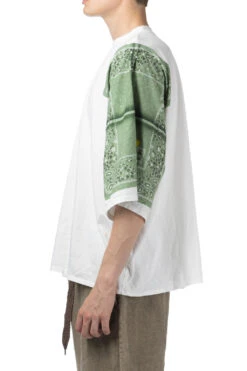 18.5/-Jersey Bandana HUGE T (PECKISH RAINBOWY) - Green -Menswear Rise Sales Store Kapital 185 Jersey Bandana HUGE T PECKISH RAINBOWY Green K2404SC172 GRN noe 03 m