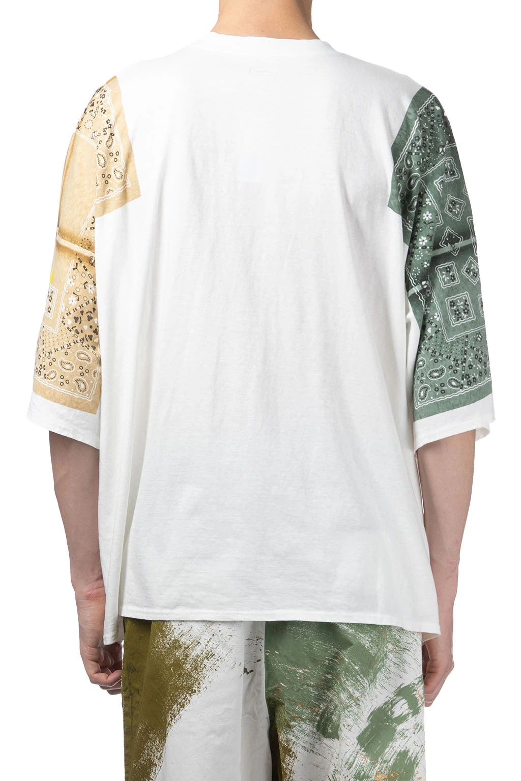 18.5/-Jersey Bandana HUGE T (PECKISH RAINBOWY) - Sand Beige 4 18.5/-Jersey Bandana HUGE T (PECKISH RAINBOWY) - Sand Beige - Image 4