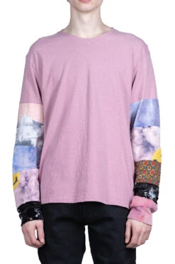 Menswear Rise Sales Store -Menswear Rise Sales Store Kapital 185 Jersey HIPPIE Long Sleeve T Pink K2104LC107 PK 12 m