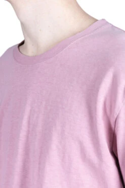 18.5 Jersey HIPPIE Long Sleeve T - Pink -Menswear Rise Sales Store Kapital 185 Jersey HIPPIE Long Sleeve T Pink K2104LC107 PK 16 m