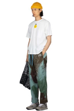 20/-Jersey Crew Pocket T (CONEYBOWY) - White -Menswear Rise Sales Store Kapital 20 Jersey Crew Pocket T CONEYBOWY White K2304SC155 06 m