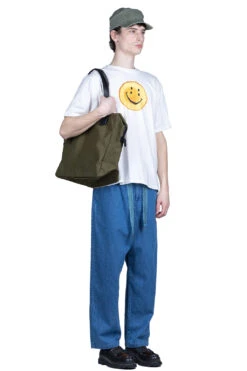 20/-Jersey Crew T (RAINBOWY TRUNK) - White -Menswear Rise Sales Store Kapital 20 Jersey Crew T RAINBOWY TRUNK White EK 1375 08 m