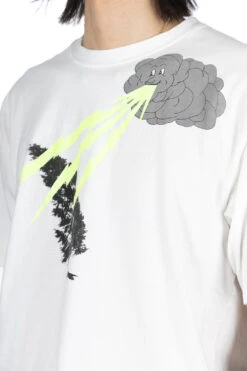 20/-Jersey Crew T (THUNDER & CONIFER) - White -Menswear Rise Sales Store Kapital 20 Jersey Crew T THUNDER CONIFER White K2304SC129 05 m