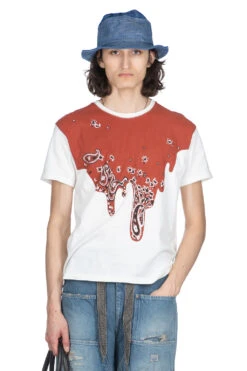 20/- Jersey Crew T (TOROTORO Bandana) - In 3 Color Choices -Menswear Rise Sales Store Kapital 20 Jersey Crew T TOROTORO Bandana in 3 Color Choices K2003SC074 x3 30 m