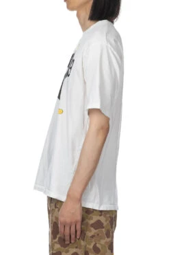 20/-Jersey Crew Tee (MISHIN MAX) - White -Menswear Rise Sales Store Kapital 20 Jersey Crew Tee MISHIN MAX White K2209SC009 22 m