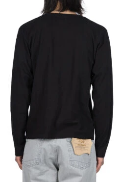 20/-Jersey Crewneck LS Tee (CONEYBOWY) - Black -Menswear Rise Sales Store Kapital 20 Jersey Crewneck LS Tee CONEYBOWY Black K2303LC089 BLK noe 04 m