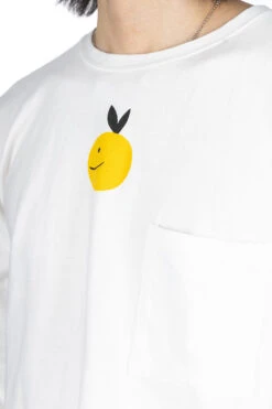 20/-Jersey Crewneck LS Tee (CONEYBOWY) - White -Menswear Rise Sales Store Kapital 20 Jersey Crewneck LS Tee CONEYBOWY White K2303LC089 WH 05 m