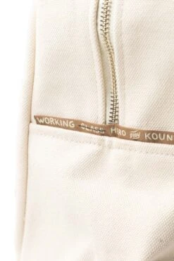 #4 Canvas FARGO Bag (S) - Ecru X Navy -Menswear Rise Sales Store Kapital 4 Canvas FARGO Bag S Ecru x Navy K2309XG508 NAN 03