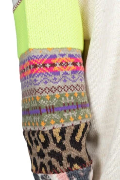 56 Cotton Knit Hippie Sleeve Crew Sweater - Natural -Menswear Rise Sales Store Kapital 56 Cotton Knit Hippie Sleeve Crew Sweater Natural K2203KN014 NAT n 06 m