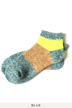 56 Yarns GOGH Grandrell Ankle Socks - 5 Colour Choices -Menswear Rise Sales Store Kapital 56 Yarns GOGH Grandrell Ankle Socks 5 Colour Choices K2203XG518 07