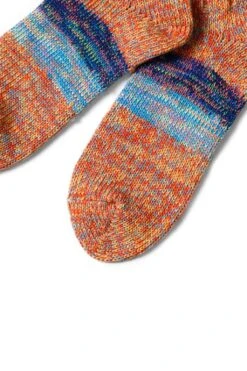 60 Yarns Cotton Rib Stripe Socks - 4 Colors -Menswear Rise Sales Store Kapital 60 Yarns Cotton Rib Stripe Socks 4 Colors EK 1584XS 4 color 03