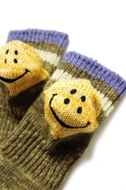 60 Yarns IVY RAINBOWY HAPPY Heel Ankle Socks - 6 Colors -Menswear Rise Sales Store Kapital 60 Yarns IVY RAINBOWY HAPPY Heel Ankle Socks 6 Colors K2205XG541 03