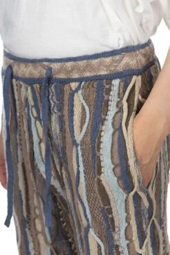 7G Knit GAUDY SWT Pants - Navy -Menswear Rise Sales Store Kapital 7G Knit GAUDY SWT Pants Navy K2203KN042 NV 24 m