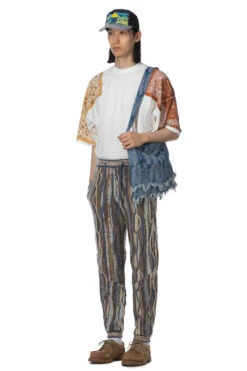 7G Knit GAUDY SWT Pants - Navy -Menswear Rise Sales Store Kapital 7G Knit GAUDY SWT Pants Navy K2203KN042 NV 27 m