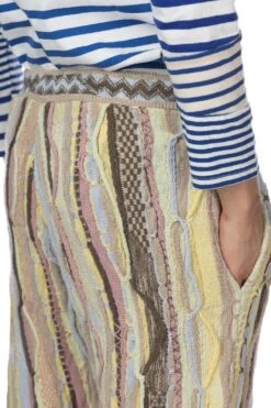 7G Knit GAUDY SWT Pants - Yellow -Menswear Rise Sales Store Kapital 7G Knit GAUDY SWT Pants Yellow K2203KN042 YEL noe 26 m