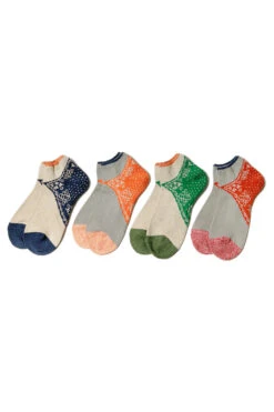 96 Yarns Bandana Heel Ankle Socks - 4 Colors