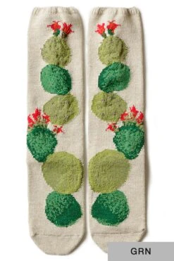 96 Yarns Cactus Socks In 3 Color Choices -Menswear Rise Sales Store Kapital 96 Yarns Cactus Socks in 3 color Choices EK 731 GRN TAQ PUR 03