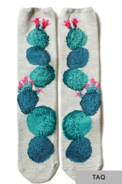96 Yarns Cactus Socks In 3 Color Choices -Menswear Rise Sales Store Kapital 96 Yarns Cactus Socks in 3 color Choices EK 731 GRN TAQ PUR 05