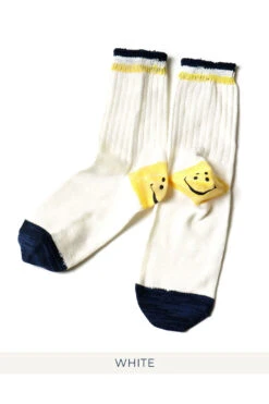 96 Yarns IVY RAINBOWY HAPPY HEEL Socks - 5 Colors -Menswear Rise Sales Store Kapital 96 Yarns IVY RAINBOWY HAPPY HEEL Socks 5 Colors EK 1256 06