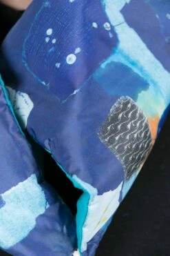 BORO Print Nylon OYSE Snood Scarf -Menswear Rise Sales Store Kapital BORO Print Nylon OYSE Snood Scarf K1810XG549 11 m