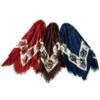 Bandana BIG Fringed Stole (Persimmon) - 3 Colors
