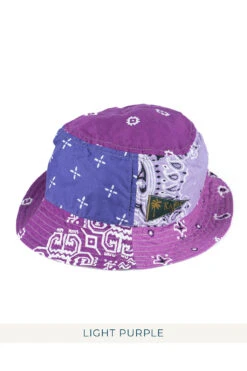 Bandana Patchwork Bucket Hat (Short Brim) - 5 Colors -Menswear Rise Sales Store Kapital Bandana Patchwork Bucket Hat Short Brim 5 Colors K2104XH543 EK 1232 04