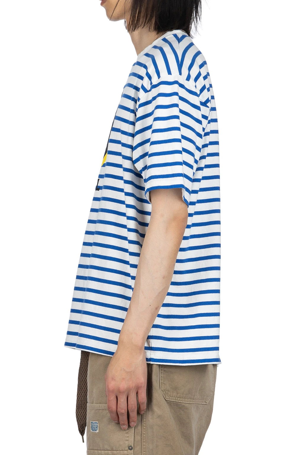 Border Jersey Crew T (CATPITAL) - Blue 3 Border Jersey Crew T (CATPITAL) - Blue - Image 3