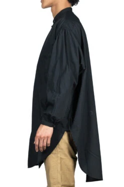 Broad Cloth Button Down GIANT Shirt - Black -Menswear Rise Sales Store Kapital Broad Cloth Button Down GIANT Shirt Black EK 1294BLK n 24 m