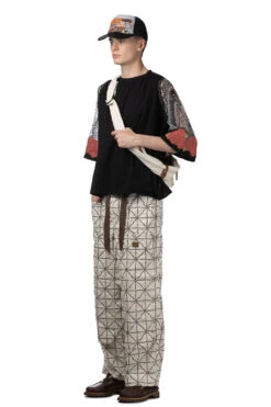 Burn-Out Jersey Raglan HUGE T (Virgin Mary) - Black -Menswear Rise Sales Store Kapital Burn Out Jersey Raglan HUGE T Virgin Mary Black EK 1254SCA BLK 07 m