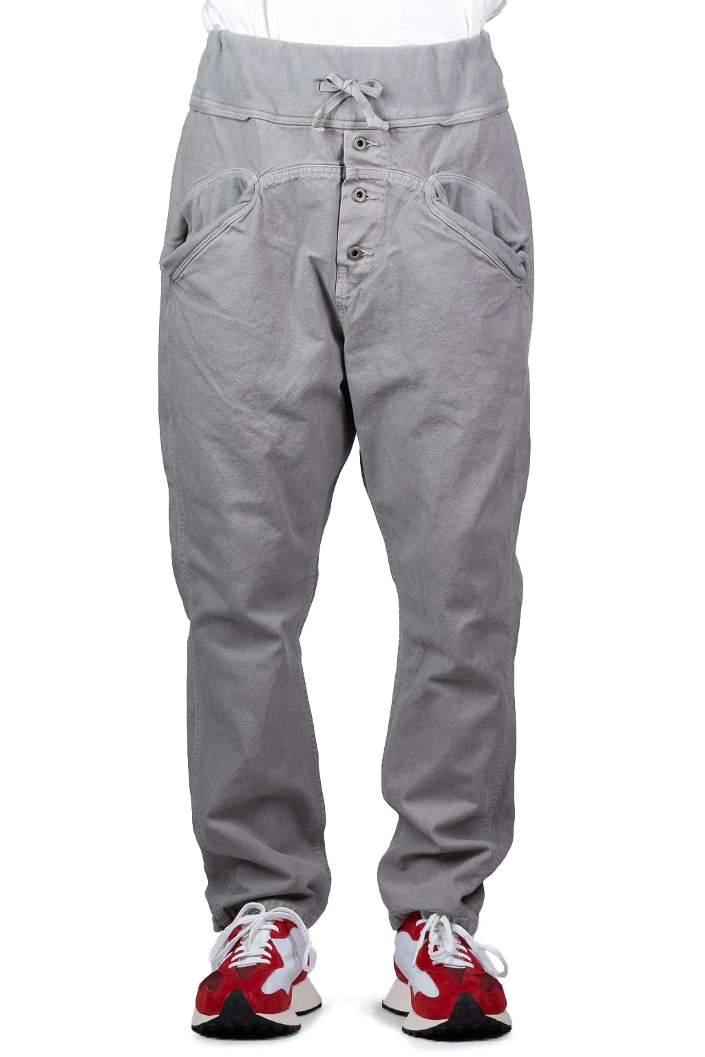 Canvas SAROUEL NOUVELLE Pants - Grey 2 Canvas SAROUEL NOUVELLE Pants - Grey - Image 2