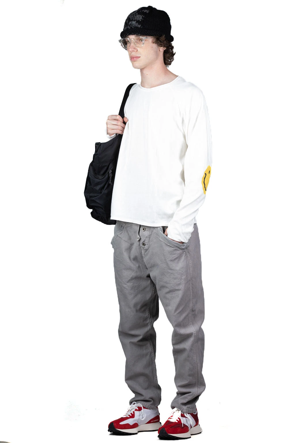 Canvas SAROUEL NOUVELLE Pants - Grey 6 Canvas SAROUEL NOUVELLE Pants - Grey - Image 6