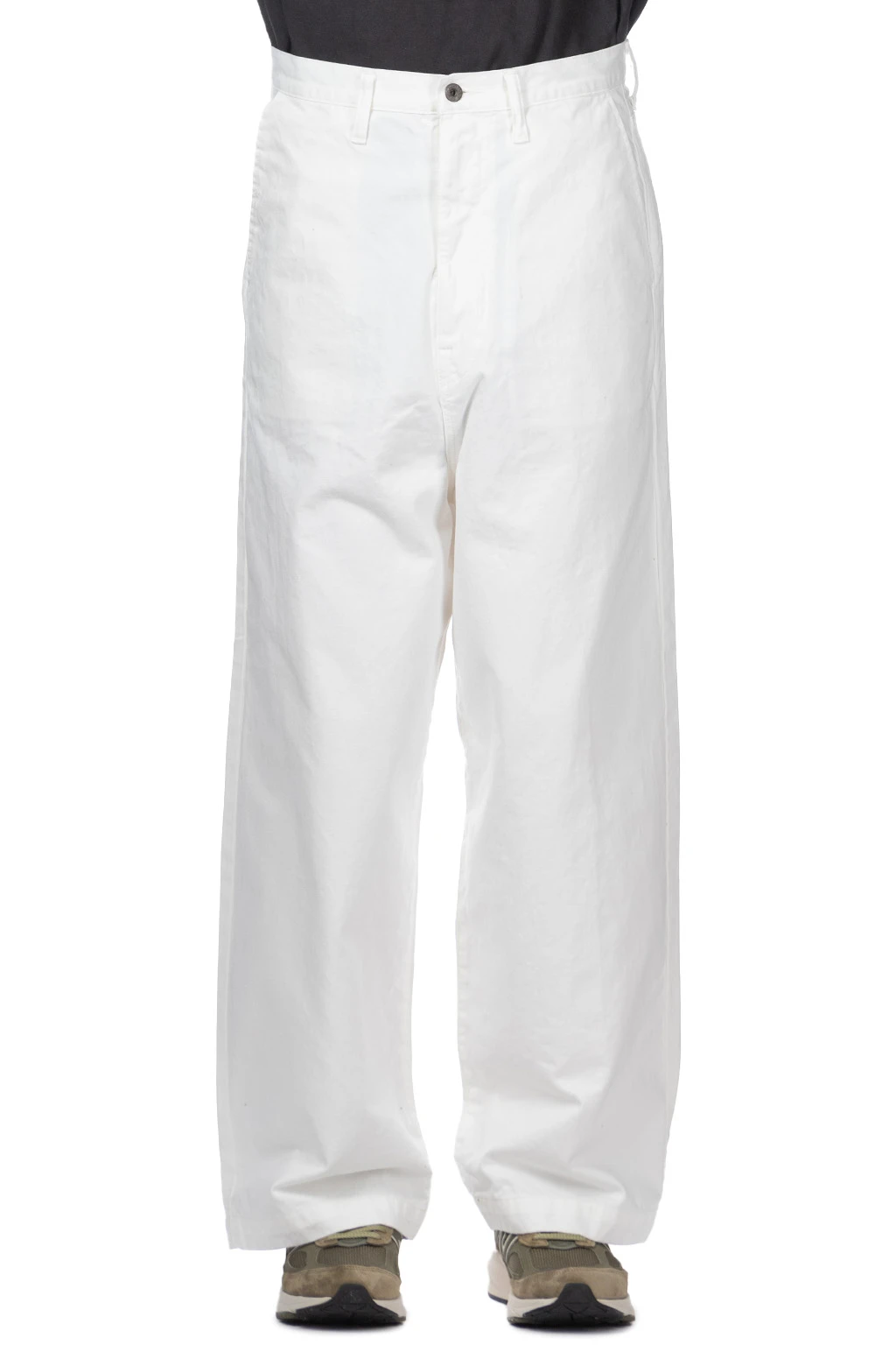 Chino PORT Baggy Pants - White 2 Chino PORT Baggy Pants - White - Image 2