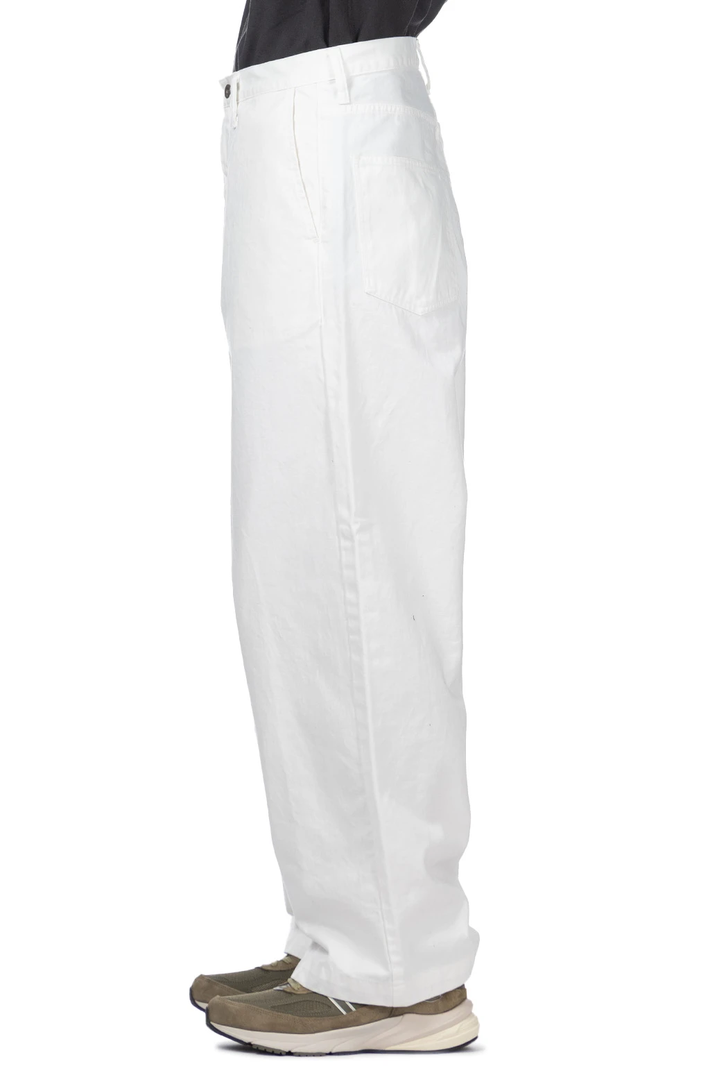 Chino PORT Baggy Pants - White 3 Chino PORT Baggy Pants - White - Image 3