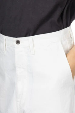 Chino PORT Baggy Pants - White 14 Chino PORT Baggy Pants - White -Menswear Rise Sales Store Kapital Chino PORT Baggy Pants White K2403LP034 WH ac 15 m